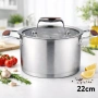 Тенджера Oliver Voltz OV51210P18/OV51210P20/OV51210P22, Berlin Premium Collection, Неръждаема стоман, снимка 4