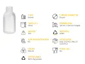 HDPE бутилка 125 мл, натурална, R28, снимка 2