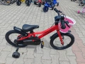 CROSS Алуминиев велосипед 16" DAISY червен, снимка 1