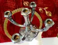 Посребрен свещник петица Art Deco,печат. , снимка 5