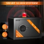 Пожароустойчив електронен сейф WASJOYE 23L с код, снимка 5