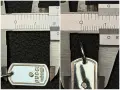Оригинална сребърна плочка silver GUCCI italy чисто нова 925 сребро медальон , снимка 9