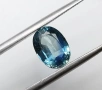 Красив естествен син сапфир с отличен размер 1,92 карата! Сертификат!, снимка 4