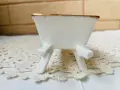 ROYAL ALBERT малка порцеланова количка от Англия с декор рози, снимка 5