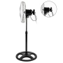 Вентилатор на стойка 16''Muhler FM-6136D 3in1, 50W, индустриален, на стойка, стена, под, снимка 3