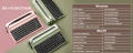 YUNZII QL75 Retro Typewriter Mechanical Keyboard –безжична механична клавиатура в стил пишеща машина, снимка 11
