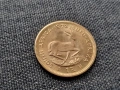 Златна монета 1 Rand Южна Африка 1Ранд , снимка 3