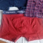 ЧИСТО НОВИ С ЕТИКЕТ M/L ESMARA НЕОБУВАНИ мъжки боксерки с грешен XL РАЗМЕР Men's Boxer Briefs Trunks, снимка 4