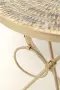 KARE Помощна маса Clack Mosaic Brown 35cm Дизайнерска, снимка 7