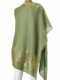 Дамски шал BLE Resort Collection в маслинено зелено, снимка 2