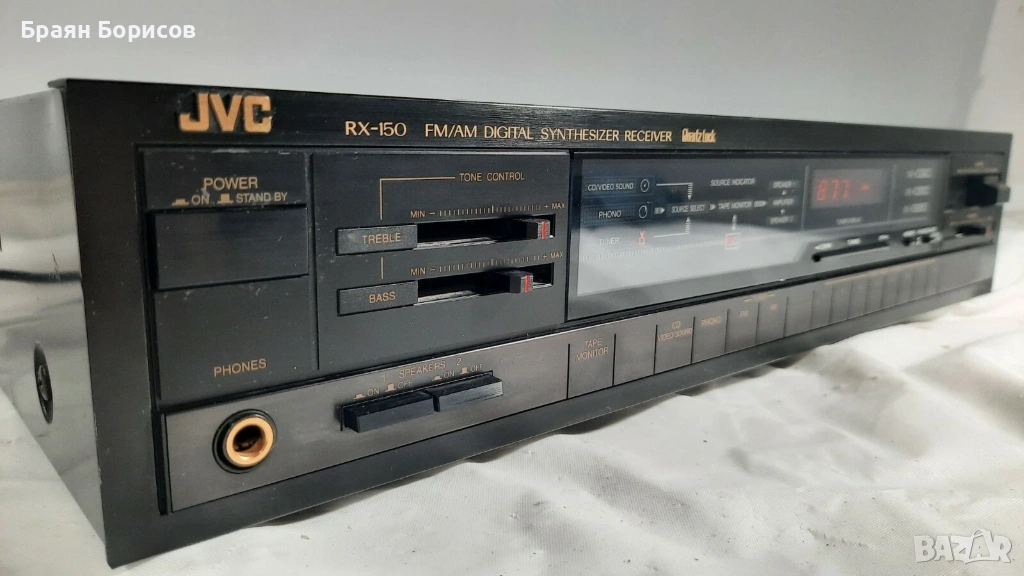 JVC RX-150BK – мощен стерео усилвател / ресийвър с чист и плътен звук, снимка 1