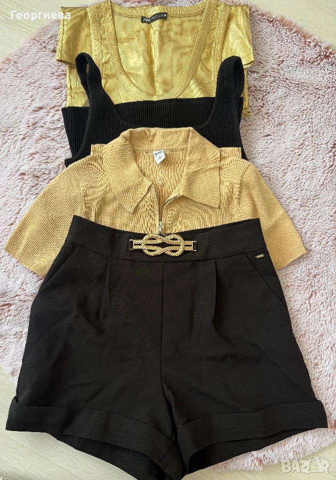 Лот от три потника и къси панталонки Guess, снимка 1