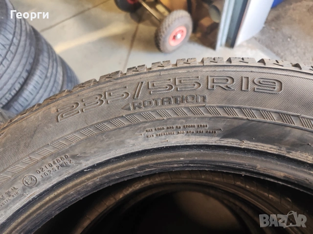 4бр. зимни гуми 235/55/19 Nokian, снимка 3 - Гуми и джанти - 54482452