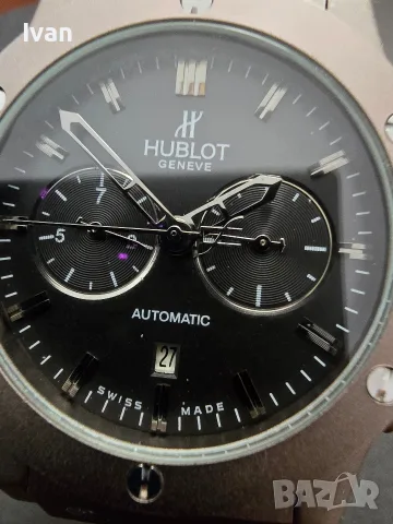 Hublot мъжки часовник автоматик, снимка 17 - Луксозни - 55509643