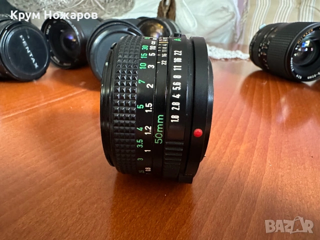 Продавам Обектив Canon Lens FD 50mm. 1:1.8 в добро състояние ,цена-22€, снимка 4 - Обективи и филтри - 55247780