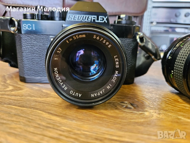 Ретро фотокомплект Revueflex SC1 + Обективи, Светкавица и Самоснимачка Haka Autoknips II, снимка 14 - Фотоапарати - 54710954