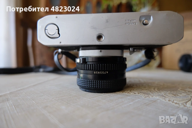 Canon FT QL & Canon FD 50mm F1.8 Lens. Canon FD Mount, снимка 6 - Фотоапарати - 54552274