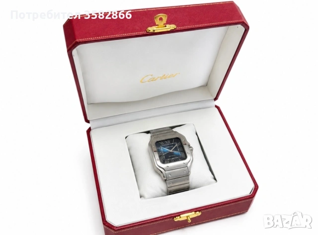 Часовник Cartier Santos , снимка 2 - Мъжки - 54465430