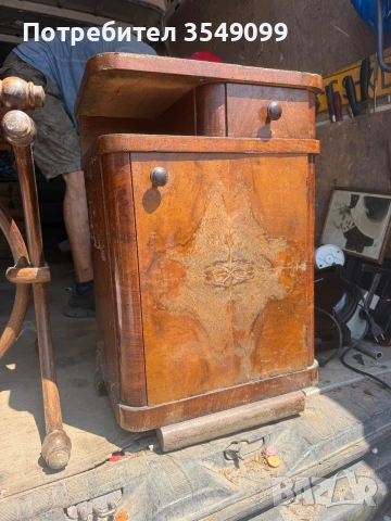 Старинен шкаф 60те, снимка 3 - Шкафове - 55138454