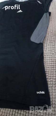 Adidas Techfit компресиращ потник М, снимка 5 - Спортни дрехи, екипи - 54190212