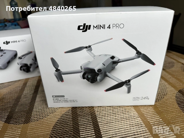 DJI Mini 4 Pro Fly More Combo + RC2 – Replacement от DJI / Отлично състояние, снимка 6 - Дронове и аксесоари - 54697656