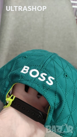 Нова шапка с козирка Formula 1 x Aston Martin one size x BOSS, снимка 6 - Шапки - 54868376