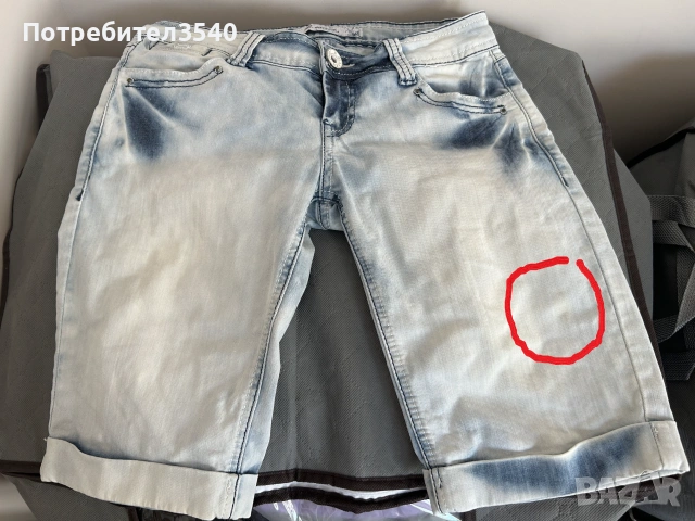 Дамски дънкови бермуди, снимка 9 - Къси панталони и бермуди - 54974502