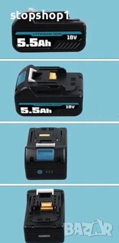 MAKITA БАТЕРИЯ LI-ION MTL1810 5,5 AH 18 V ЗАМЕСТИТЕЛ НА  BL1850B, снимка 2 - Винтоверти - 54229151