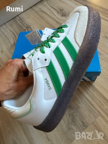  Оригинални нови кожени кецове Adidas Sambae ! 39,40 н, снимка 7 - Кецове - 54723206
