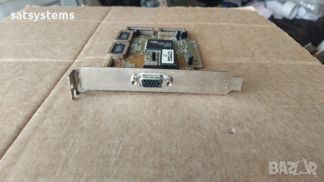 Видео карта Cirrus Logic CL-5436 ProLink/Pixelview MVGA-CL54XXP 1MB PCI, снимка 2 - Видеокарти - 54261395