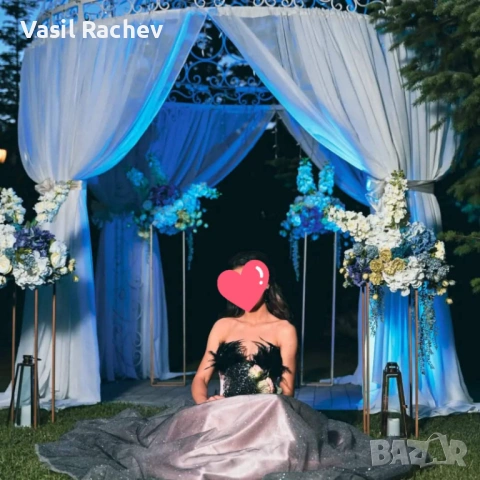 Бална рокля размер S, снимка 3 - Рокли - 54167304