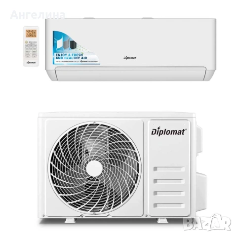 Климатик Инверторен DIPLOMAT DAW-120X Smart Winter, снимка 3 - Климатици - 54629309