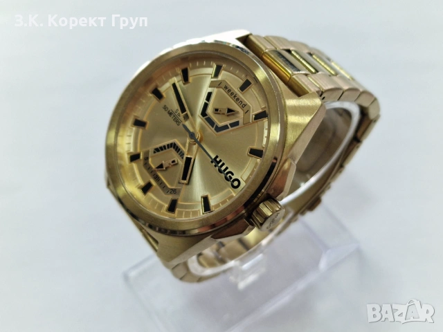 Часовник HUGO BOSS Expose 1530243 Златист, снимка 2 - Мъжки - 54173885