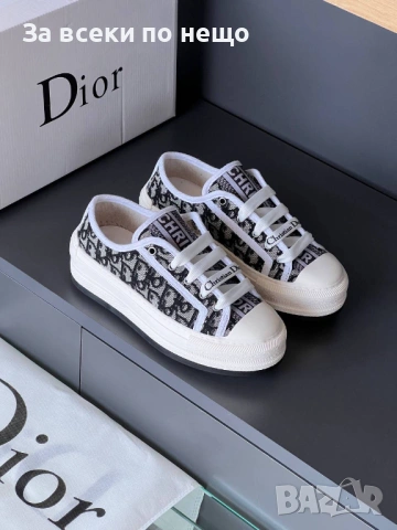 Christian Dior Дамски Маратонки👟Дамски Спортни Обувки👟Платненки Кристиян Диор - 3 Цвята Код SK1430, снимка 5 - Маратонки - 54453240