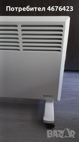 Електрически конвектор NURFELT 2500W – Като нов, ползван само един сезон, снимка 2 - Радиатори - 54721562