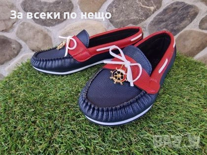 Tommy Hilfiger Дамски Кожени Мокасини С Метална Емблема Код malkite-29731-1, снимка 2 - Дамски ежедневни обувки - 55042255