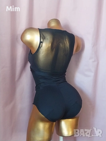 MALENE BIRGER M Черно моделиращо боди , снимка 3 - Корсети, бюстиета, топове - 55289337