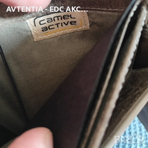 Портфейл Camel Active Melbourne, вертикален, естествена кожа, немска марка + кутия + гаранция, снимка 11 - Портфейли, портмонета - 54581604