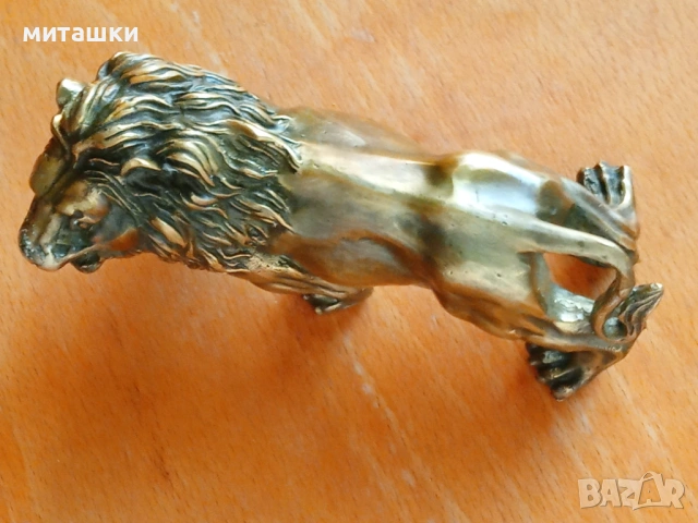 Бронзова пластика лъв, снимка 3 - Декорация за дома - 54137522