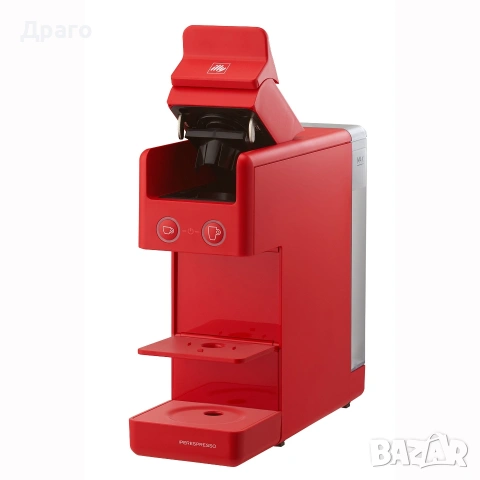 illy® Еспресо Кафемашина - Y3.3 iperEspresso - Червена без гаранция, снимка 3 - Кафемашини - 54566461