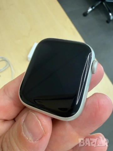Apple Watch Series 9 GPS 45mm Starlight Aluminium Case – Отлично състояние, снимка 6 - Друга електроника - 54421508