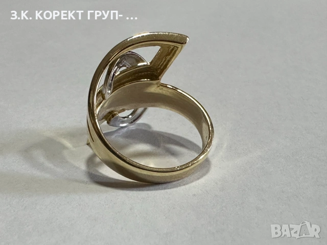 Златен дамски пръстен 14K – 5,20 г – Размер 53, снимка 7 - Пръстени - 55092195