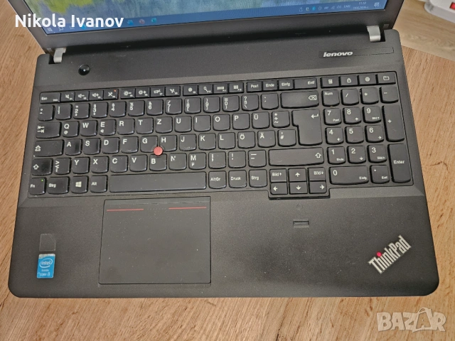 Lenovo ThinkPad E540 | 15.6 inch | Intel i3 4000M 2x2.40 Ghz | 8GB RAM | 1TB HDD | 1 ч. батерия | HD, снимка 3 - Лаптопи за дома - 54900218