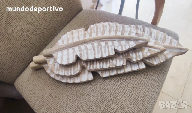 Декорация за стена от дървени листа, снимка 4 - Декорация за дома - 54251797