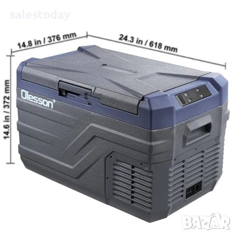 Хладилник за кола с компресор, Хладилна кутия, 27Л - 12V/24V/220V