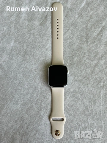 Apple Watch Series 6 44mm Silver + оригинален кабел, снимка 8 - Смарт часовници - 55189267