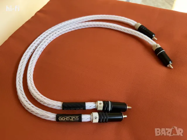 Achtung Audio Phono Interconnects / Аудио кабели, снимка 2 - Ресийвъри, усилватели, смесителни пултове - 55468351