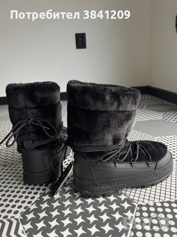 Дамски зимни ботуши Oysho №38 – чисто нови, снимка 4 - Дамски ботуши - 54077220