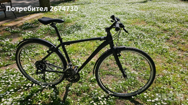 Лек trekking/hybrid/fitness велосипед  28” (M), почти нов