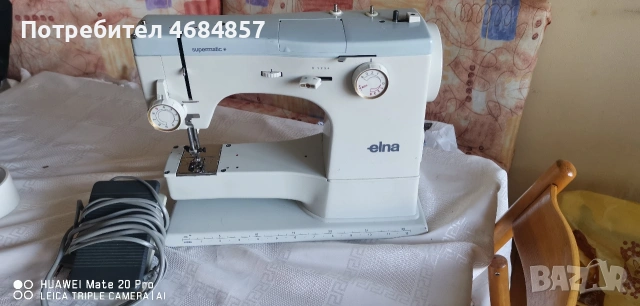 Шевна машина ELNA, снимка 2 - Шевни машини - 54350346